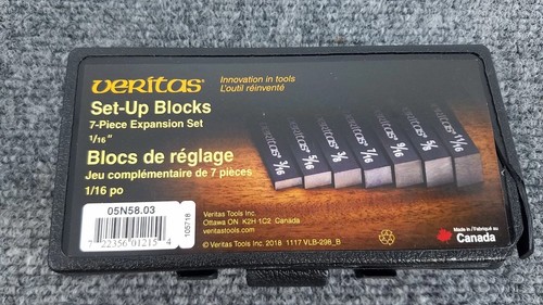 Veritas set block 7 piece - set-up,