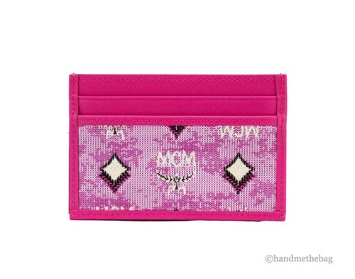 Mcm veritas vintage pink denim - veritas,