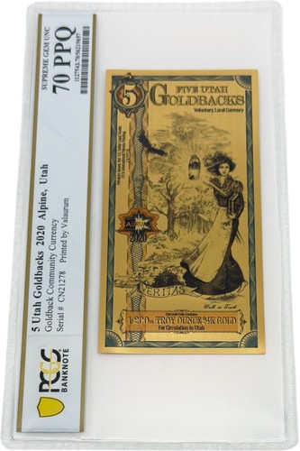2020 utah goldback pcgs 70 - pcgs,