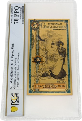 2019 utah goldback pcgs - 2019, 5